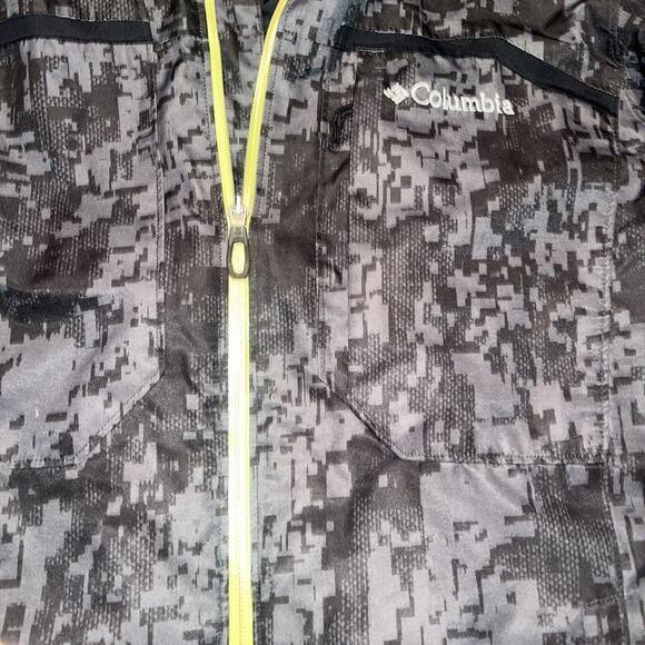 Columbia Jacket Small Black Coat with No Hood And Fleece Liner Medium Omni TECH - Picture 3 of 6